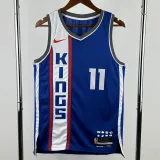 2023-24 Kings SABONIS #11 Blue City Edition Top Quality Hot Pressing NBA Jersey