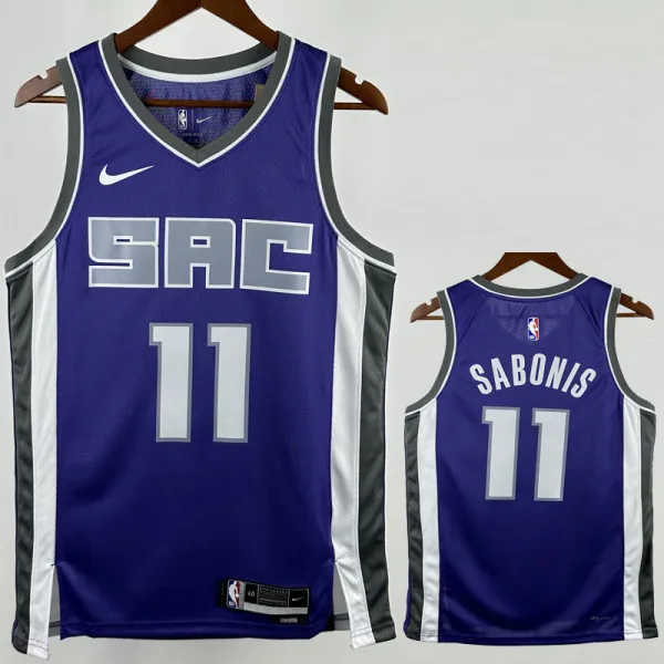 2022-23 Kings SABONIS #11 Purple Top Quality Hot Pressing NBA Jersey