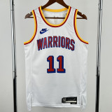 2024-25 WARRIORS THOMPSON #11 White Retro Top Quality Hot Pressing NBA Jersey