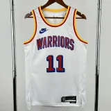 2024-25 WARRIORS THOMPSON #11 White Retro Top Quality Hot Pressing NBA Jersey