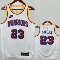 2024-25 WARRIORS GREEN #23 White Retro Top Quality Hot Pressing NBA Jersey