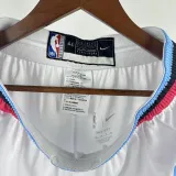 2023-24 HEAT White South Coast Top Quality NBA Pants