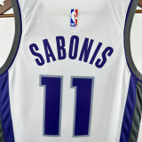2022-23 Kings SABONIS #11 White Top Quality Hot Pressing NBA Jersey