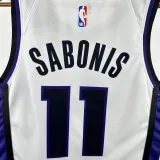 2023-24 Kings SABONIS #11 White Top Quality Hot Pressing NBA Jersey
