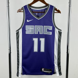 2022-23 Kings SABONIS #11 Purple Top Quality Hot Pressing NBA Jersey