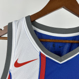 2023-24 Kings DEROZAN #10 Blue City Edition Top Quality Hot Pressing NBA Jersey