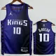 2023-24 Kings DEROZAN #10 Purple Top Quality Hot Pressing NBA Jersey (Trapeze Edition)飞人版
