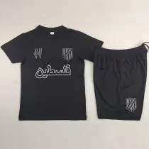 2024-25 Palestina FC Black Anniversary Edition Kids Soccer Jersey *白色广告