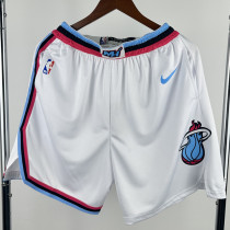 2023-24 HEAT White South Coast Top Quality NBA Pants