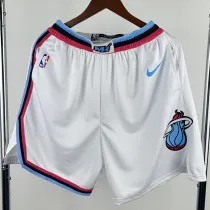 2023-24 HEAT White South Coast Top Quality NBA Pants
