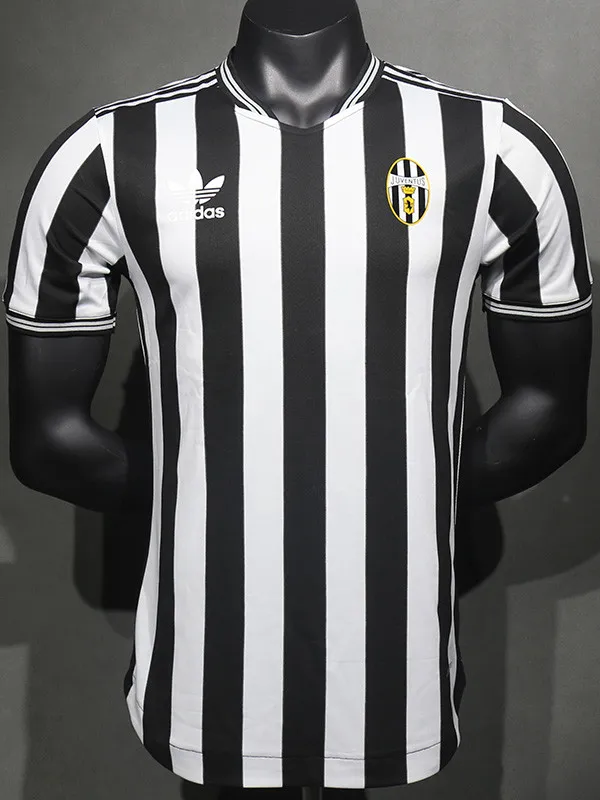 2024-25 JUV Black White Special Retro Edition Player Version Soccer Jersey