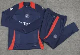 2024-25 Man Utd Royal blue Kids Long Sleeve Training Tracksuit (童装)