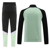 2024-25 RMA Black green Jacket Tracksuit #03