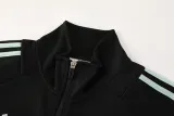 2024-25 RMA Black green Jacket Tracksuit #03