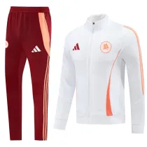 2024-25 Roma White Jacket Tracksuit #03