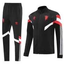 2024-25 Man Utd Black Jacket Tracksuit #06