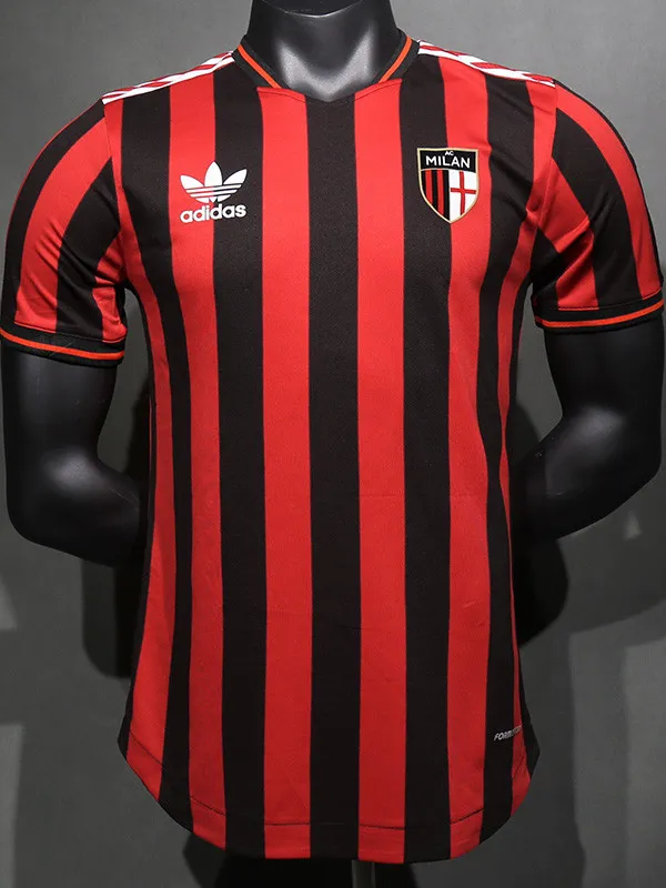 2024-25 ACM Red Black Special Retro Edition Player Version Soccer Jersey