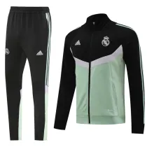 2024-25 RMA Black green Jacket Tracksuit #03