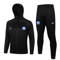 2024-25 INT Black Hoodie Jacket Tracksuit #F594