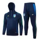 2024-25 Italy Royal blue Hoodie Half Pull Tracksuit #F597半拉连帽
