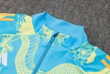 2024-25 RMA Light blue Jacket Tracksuit #A800(喷墨龙)