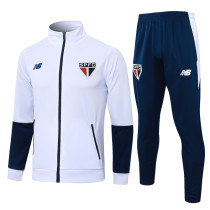 2024-25 Sao Paulo White Jacket Tracksuit #A778