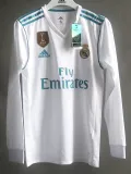 2017-2018 RMA Home Player Version 长袖球员 Long Sleeve Retro Soccer Jersey