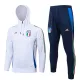 2024-25 Italy White Hoodie Half Pull Tracksuit #F596半拉连帽