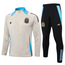 2024-25 Argentina Khaki Jacket Tracksuit #A759(蓝领)