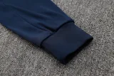2024-25 France Royal blue Hoodie Half Pull Tracksuit #F591半拉连帽