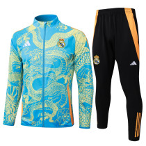 2024-25 RMA Light blue Jacket Tracksuit #A800(喷墨龙)
