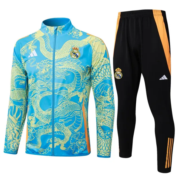 2024-25 RMA Light blue Jacket Tracksuit #A800(喷墨龙)