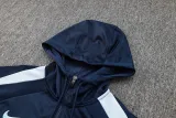 2024-25 France Royal blue Hoodie Half Pull Tracksuit #F591半拉连帽