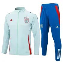 2024-25 Spain Light green Jacket Tracksuit #A770