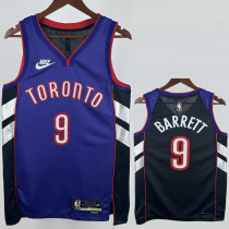 2024-25 Raptors BARRETT #9 Purple Retro Top Quality Hot Pressing NBA Jersey