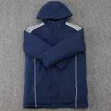 2024-25 ARS Royal Blue Hooded Windbreaker Fabric Cotton Coat #G192