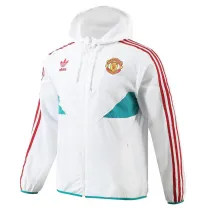 2023-24 Man Utd White Windbreaker (High Quality)球员