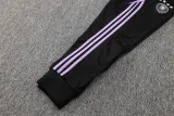 2024-25 Germany Black Hoodie Half Pull Tracksuit #F595半拉连帽