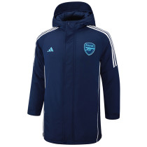 2024-25 ARS Royal Blue Hooded Windbreaker Fabric Cotton Coat #G192