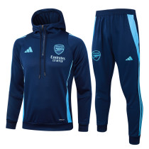 2024-25 ARS Royal blue Hoodie Half Pull Tracksuit #F607半拉连帽