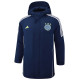 2024-25 Ajax Royal Blue Hooded Windbreaker Fabric Cotton Coat #G189