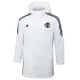 2024-25 Internacional White Hooded Windbreaker Fabric Cotton Coat #G194