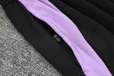 2024-25 Germany Black Hoodie Half Pull Tracksuit #F595半拉连帽
