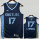 2022-23 Grizzlies KAWAMURA #17 Royal blue Top Quality Hot Pressing NBA Jersey