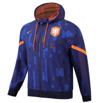2024-25 Netherlands Royal blue Windbreaker (High Quality)球员