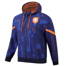 2024-25 Netherlands Royal blue Windbreaker (High Quality)球员