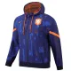 2024-25 Netherlands Royal blue Windbreaker (High Quality)球员