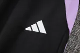 2024-25 Germany Black Hoodie Half Pull Tracksuit #F595半拉连帽