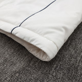 2024-25 ARS White Hooded Windbreaker Fabric Cotton Coat #G191