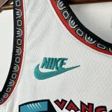 2024-25 Grizzlies KAWAMURA #17 White Retro Top Quality Hot Pressing NBA Jersey